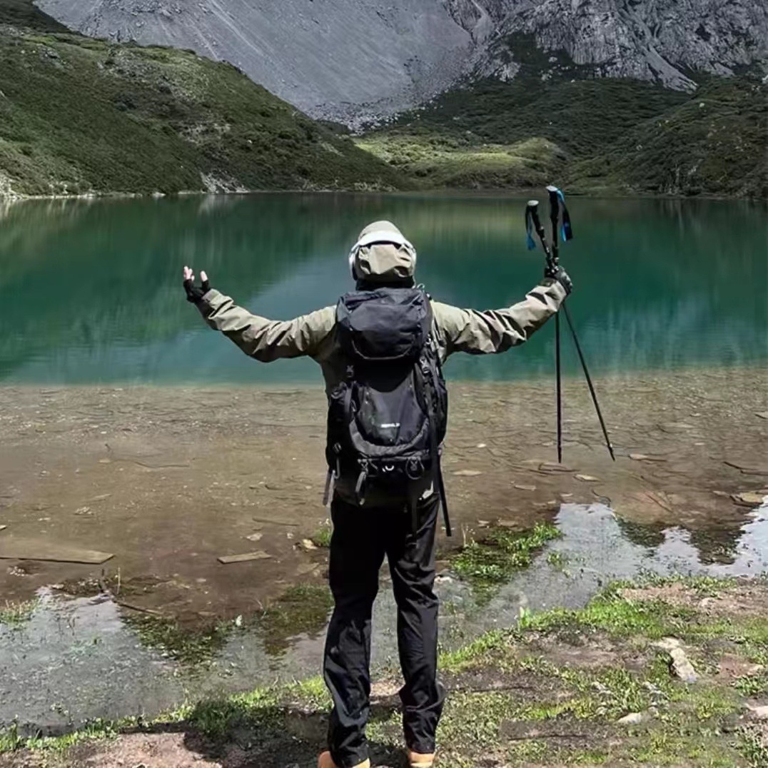 001 Outdoor Heavy Softshell Pants Side Zipper 3L Comparable To GTX Fully Coated Hard Shell Rainproof Breathable Stowable_voghion.com