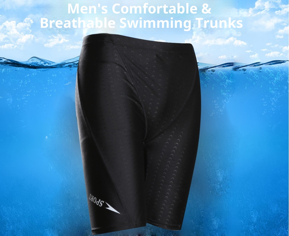 001 Cross-Border Swim Trunks Sports Quick-Dry Anti-Embarrassment Adult Foreign Trade Men's Beach Vacation Five-Point_voghion.com