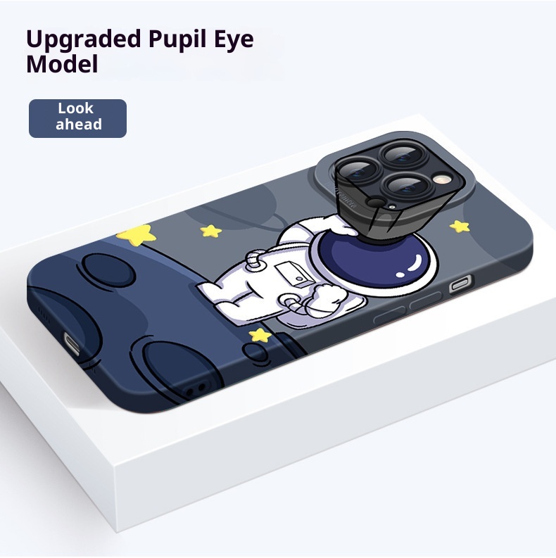 TechGlobe Suitable For Tiong Eye Universe 13 Phone Case Liquid Silicone National Trend Full Coverage Shockproof IPhone 12_voghion.com