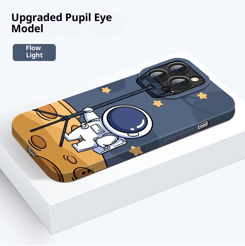 TechGlobe Suitable For Tiong Eye Universe 13 Phone Case Liquid Silicone National Trend Full Coverage Shockproof IPhone 12_voghion.com