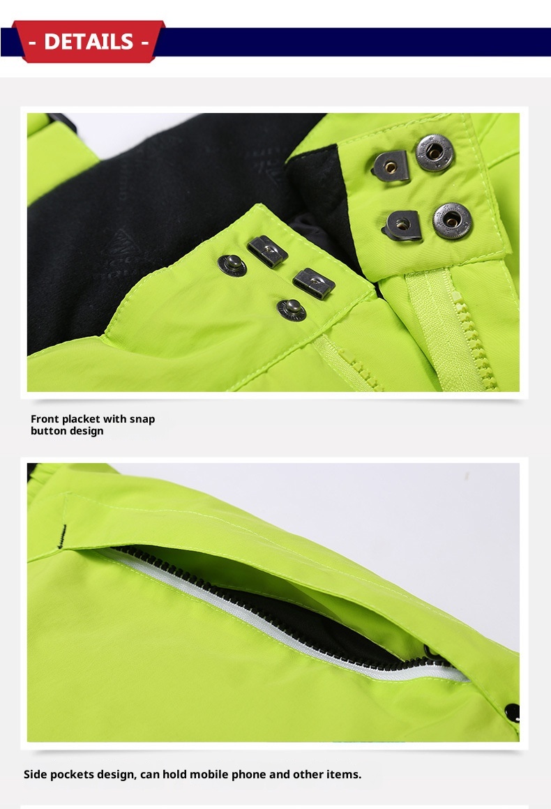 001 Phibee Nuovi pantaloni da sci per adulti spessi con cinturini, in softshell per esterni_voghion.com