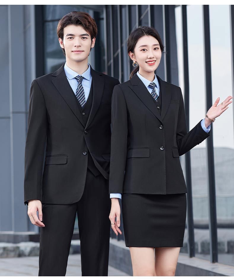 ChicShe Herenset Bruidegom Getuige Formele Kleding Studenten Sollicitatiepak Witteboorden Executive OL Stretch Werkkleding_voghion.com