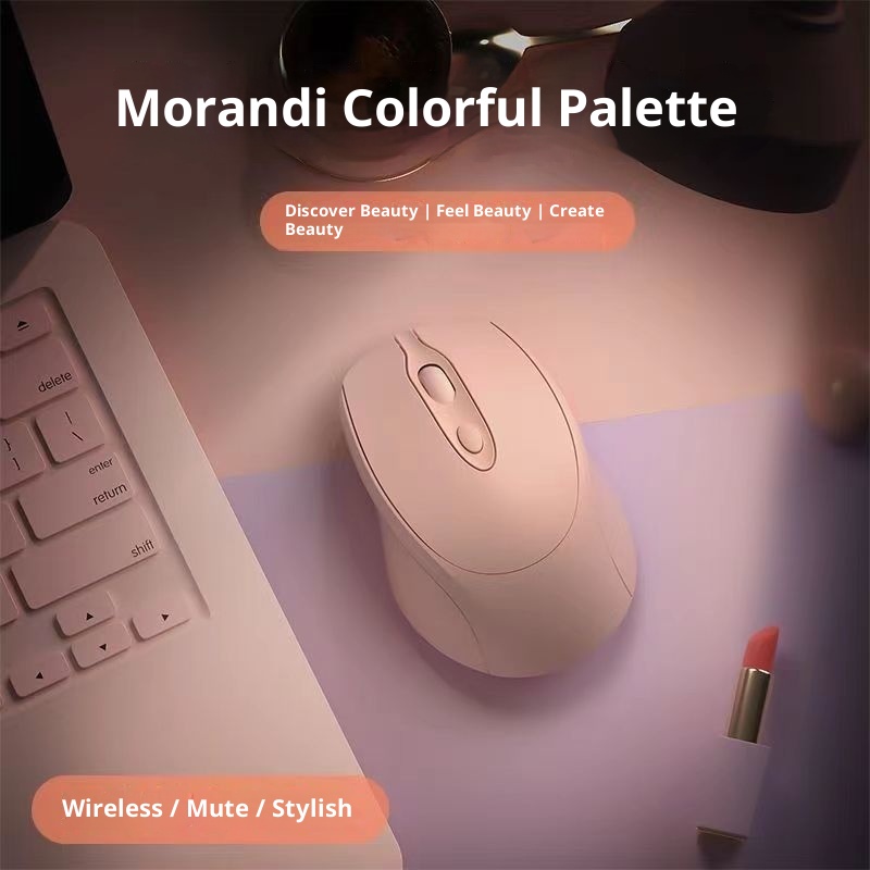 Digitex Digitex Wireless Mouse Bluetooth Silent Rechargeable Female Student Business Game Computer Office Notebook Tablet_voghion.com