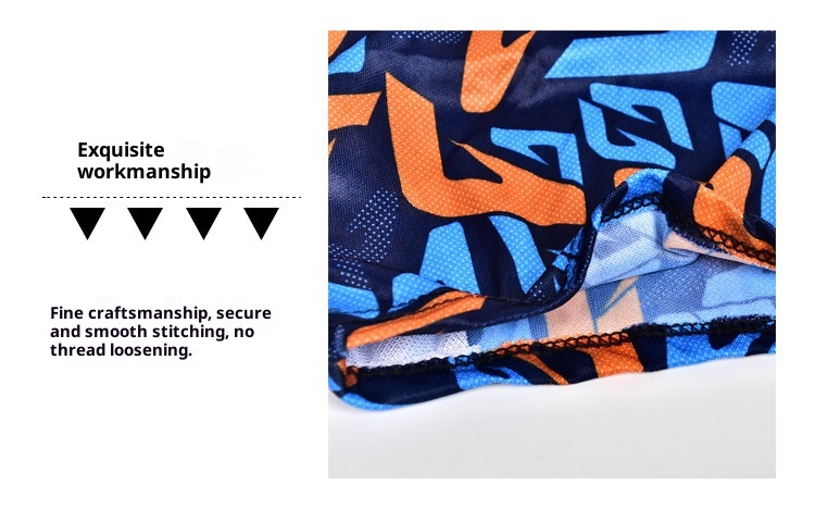 001 Boxer Print Adult Swim Anti-Embarrassment Swimwear Men's Swimming Trunks Plus Size_voghion.com