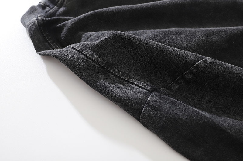 QFV507045555501<2 TKPA European And American High Street Vintage Retro Washed Distressed Rock Band Loose Fit Casual Short Sleeve T-Shirt_voghion.com