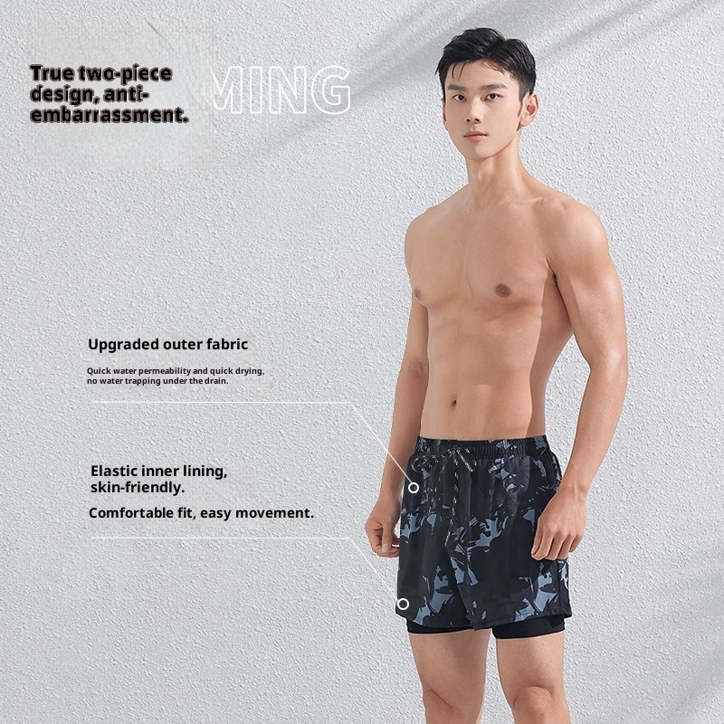 001 Mn's Larg Siz Trunks Anti-Embarrassmnt 2025 Nw Profssional Bach Shorts Hot Spring Full St Swimming Gar_voghion.com