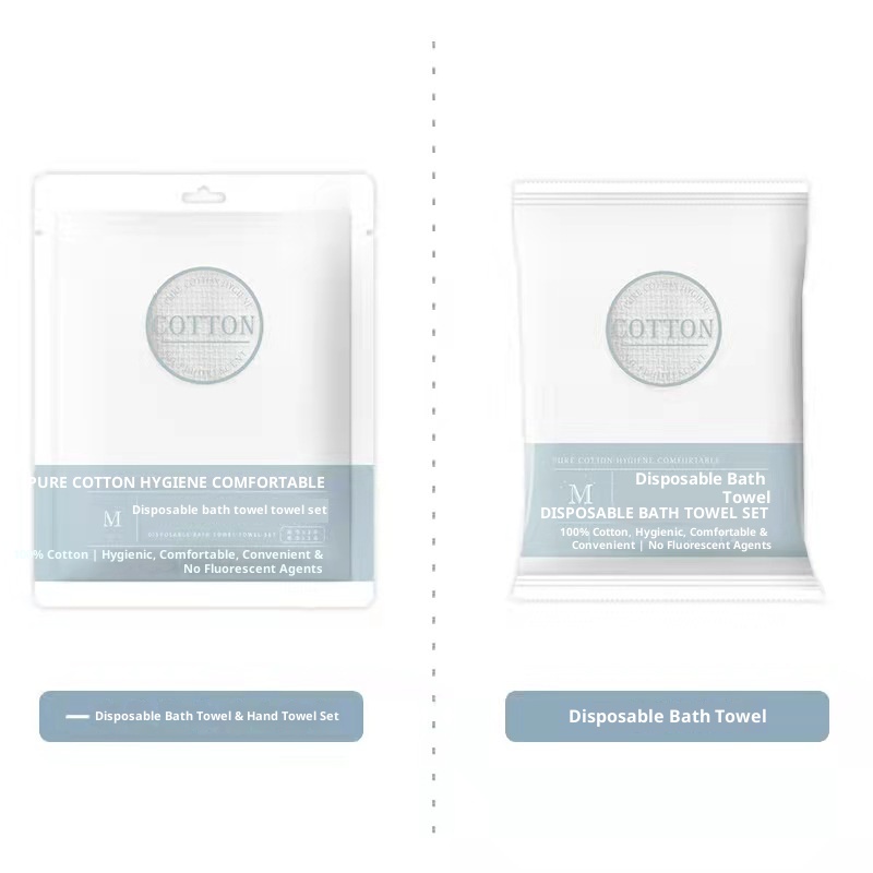 Lillian Small Cotton Monouso Set Hotel Forniture Viaggio Viaggio d'Affari Asciugamano da Bagno Spessore All'ingrosso_voghion.com