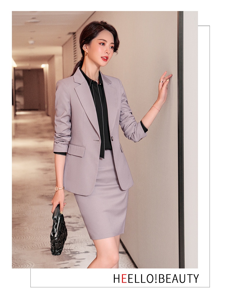 ChicShe Set für Damen: Eleganter Rock im koreanischen Stil, hochwertiges Tragegefühl, perfekt für Herbst, Büro und Freizeit_voghion.com