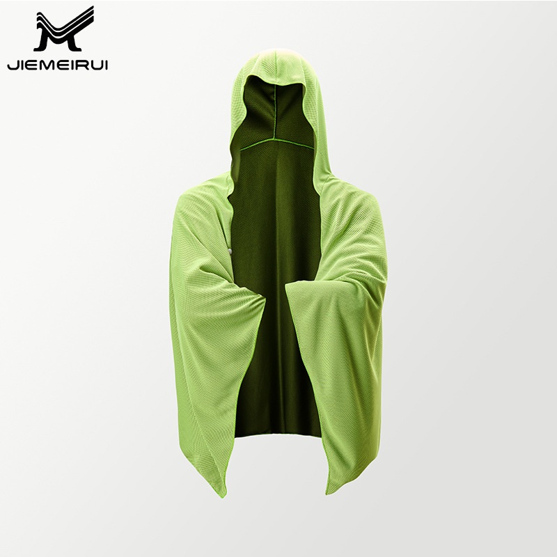 Lillian Large Sports Cooling Sun Protection Bath Towel Quick-Dry Absorbent Sunshade Shawl Hooded Beach Cloak_voghion.com