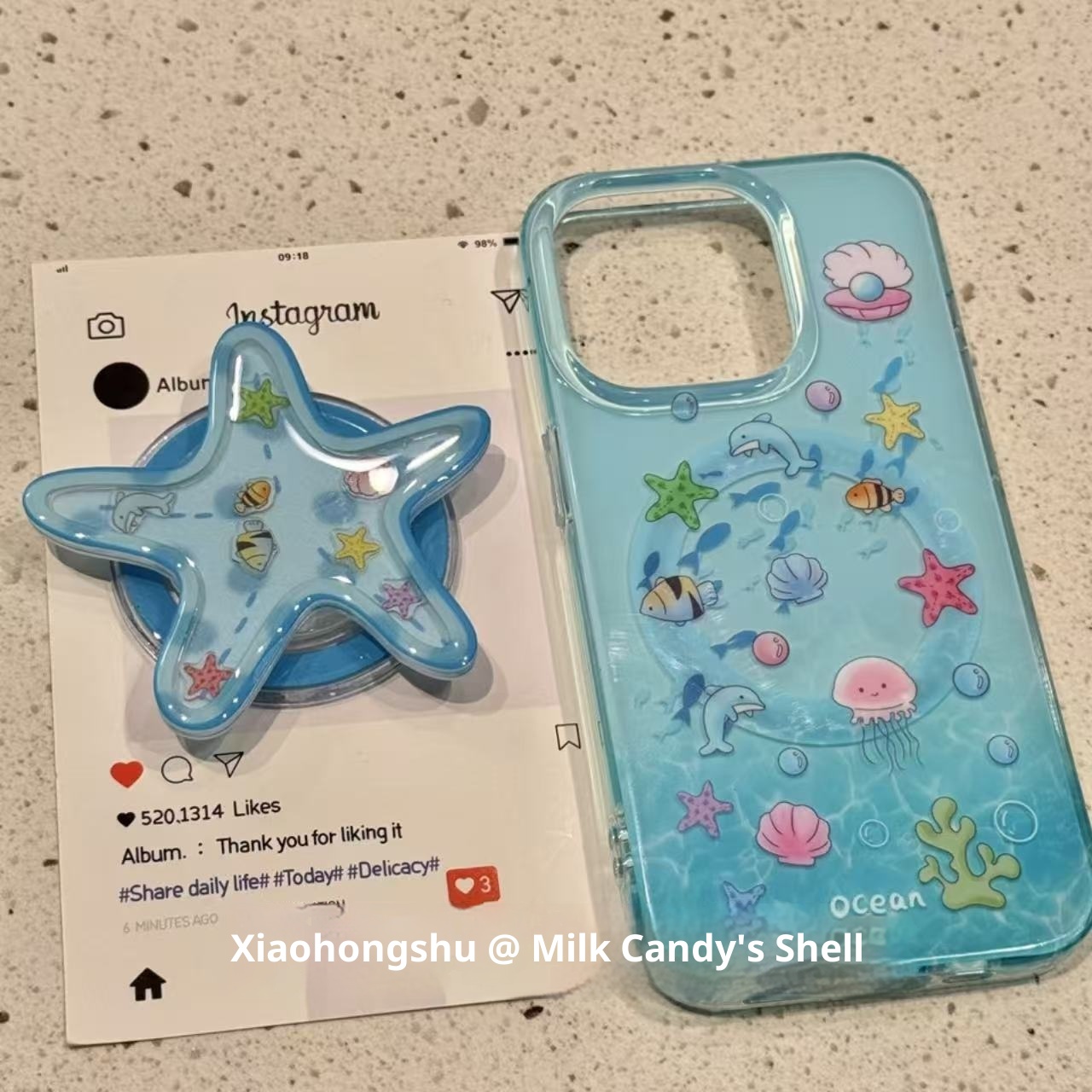 TechGlobe Divertente Medusa Subacquea Piccola Custodia per Telefono Compatibile con iPhone 16 Max 15 Pro 14 Magnetica 13_voghion.com