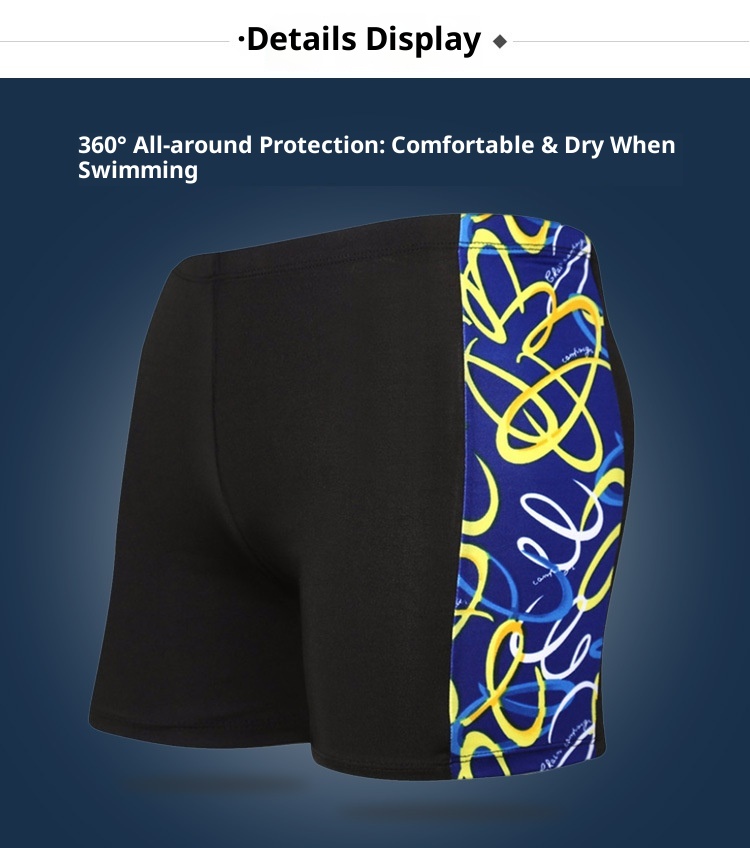 Short de bain pour homme, idéal pour les sources thermales, confortable et respirant, grande taille, séchage rapide._voghion.com