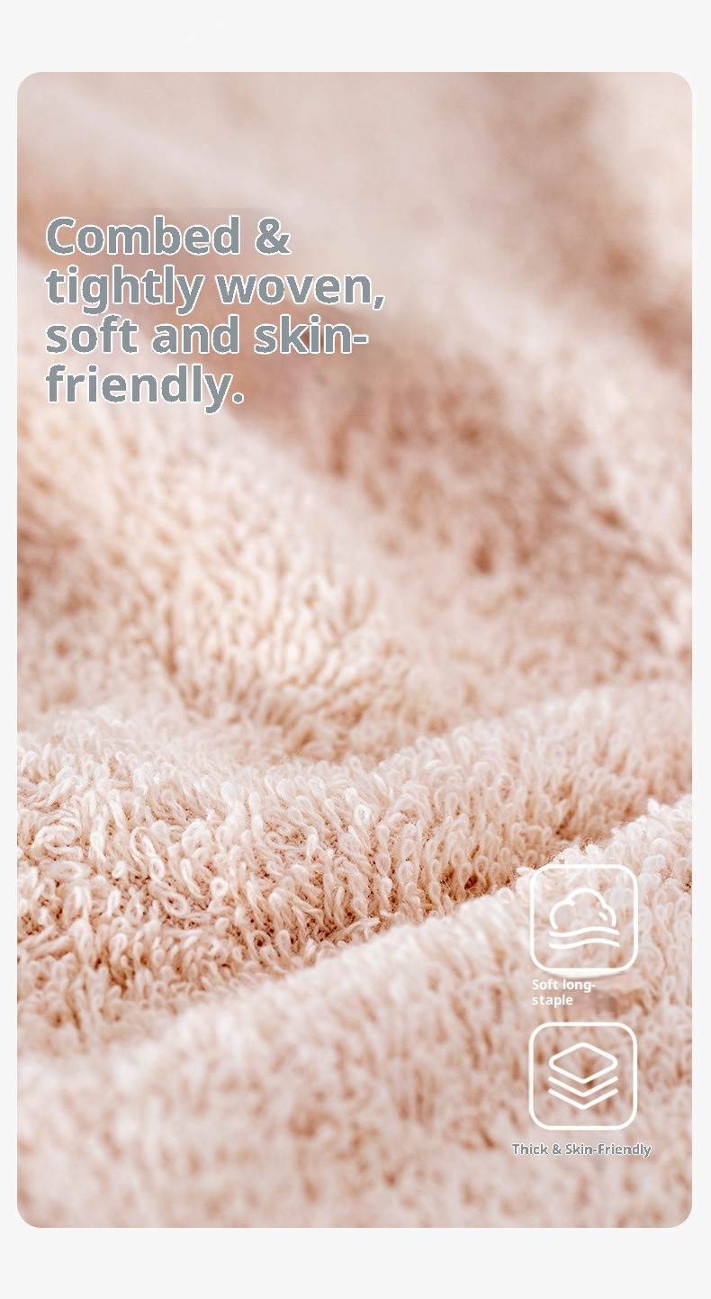 Lillian Sanli Großes, dickes, saugfähiges Badetuch für Erwachsene aus reiner Baumwolle, ideal für Paare._voghion.com