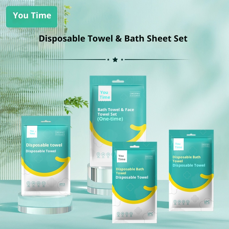 Lillian Einweg-Gesichtstücher, einzeln verpackt, extra groß, dick, weiche Badetücher, tragbar_voghion.com