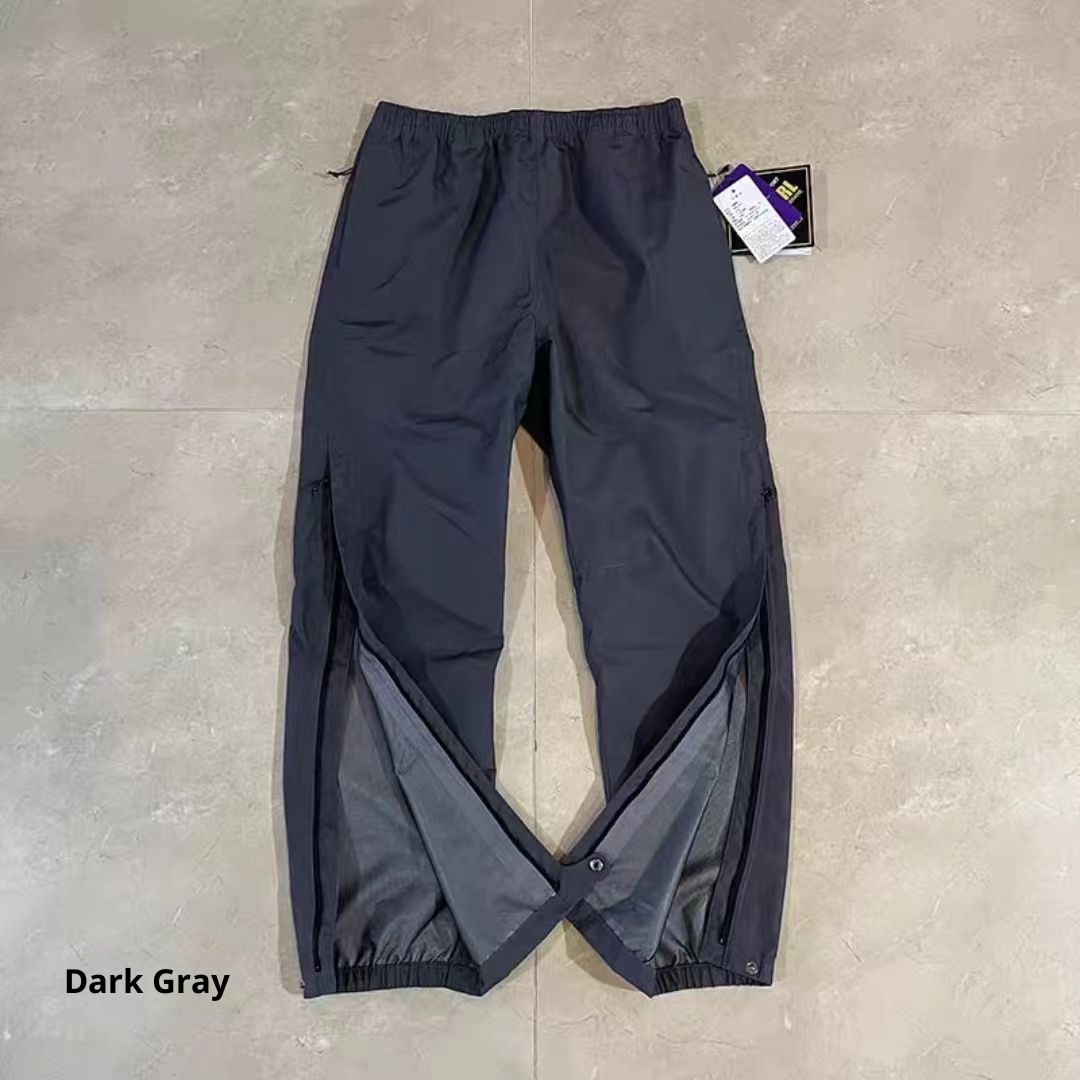 001 Outdoor Heavy Softshell Pants Side Zipper 3L Comparable To GTX Fully Coated Hard Shell Rainproof Breathable Stowable_voghion.com