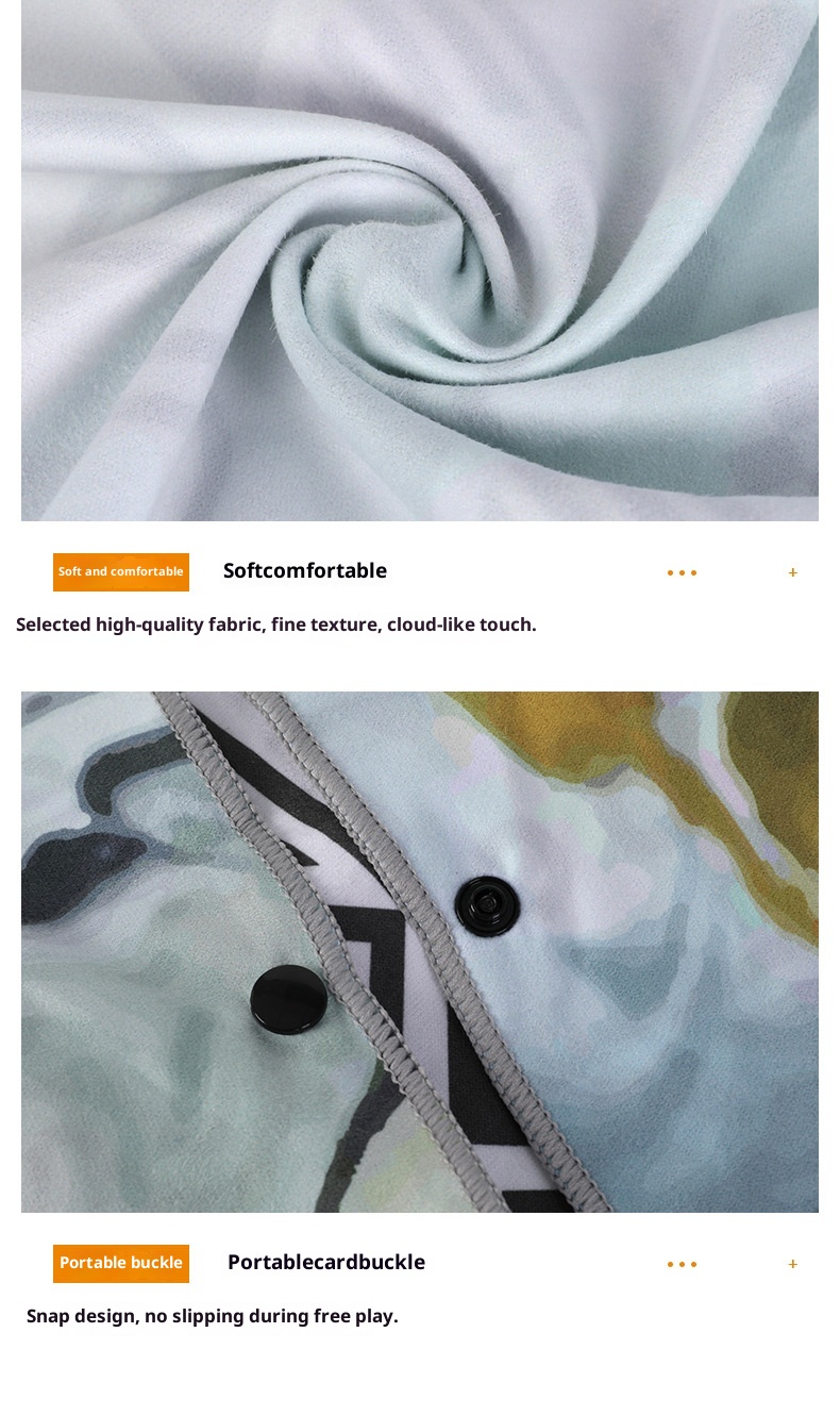 Lillian Doppelseitiges Fleece-Mikrofaser-Strandhandtuch, Sport-, Schwimm- und Badehandtuch, schnelltrocknend, bedrucktes Design_voghion.com