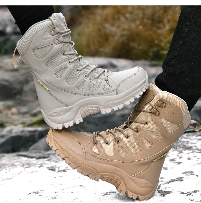 ActiveGo Outdoor Hiking Shoes Autumn Winter Warm Mid-Calf Waterproof Non-Slip Wear-Resistant Thick Sole Couple Wholesale Trail_voghion.com