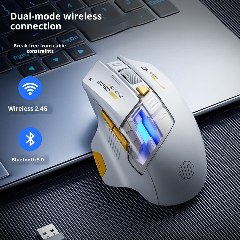 Digitex Digitex A9 Discovery Edition Wireless Mouse Bluetooth Dual Mode Charging Silent Office Gaming E-Sports Computer Notebook_voghion.com