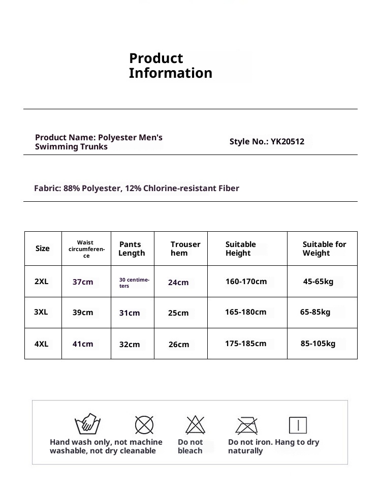 001 Costume da bagno da uomo in poliestere traspirante anti-esposizione, anti-imbarazzo, aderente e ad asciugatura rapida, a prova di sole, per adulti_voghion.com