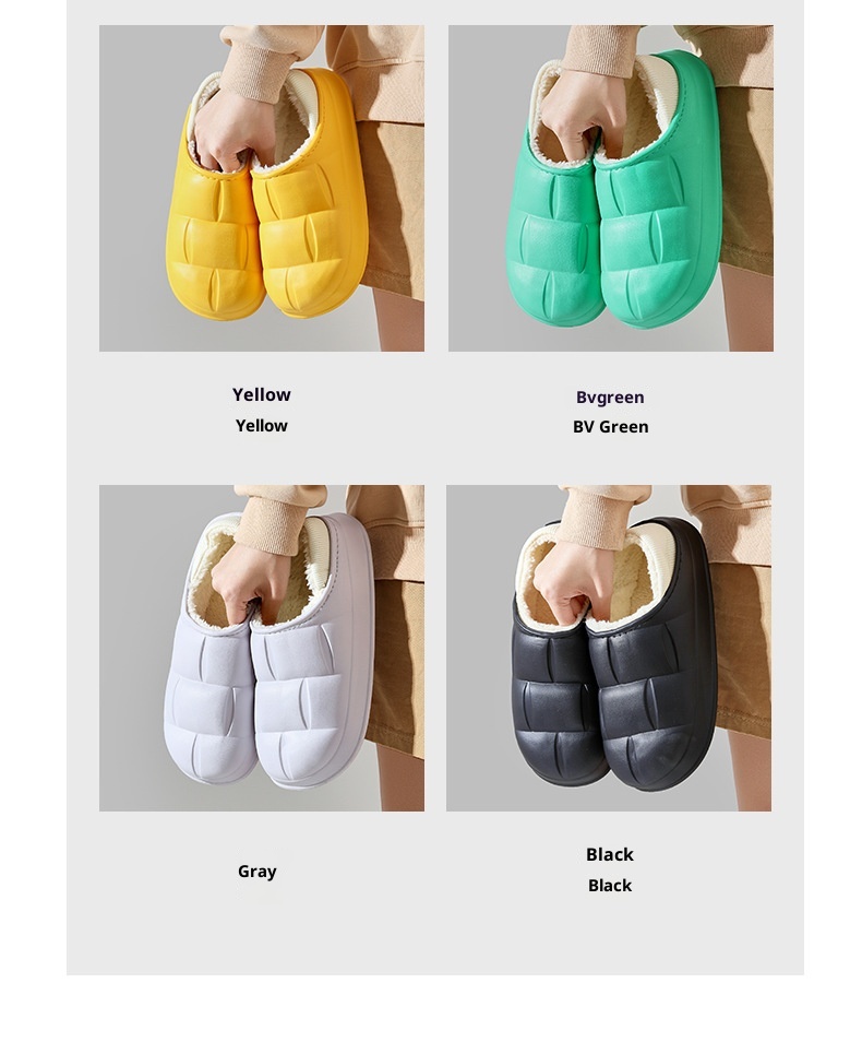 Escarpins Zees Flower pour femmes, à talons, imperméables, pour l'automne et l'hiver, semelle épaisse, tendance sur internet, chauds, parfaits pour les couples_voghion.com