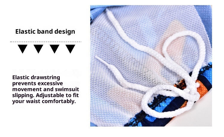 001 Boxer Print Adult Swim Anti-Embarrassment Swimwear Men's Swimming Trunks Plus Size_voghion.com