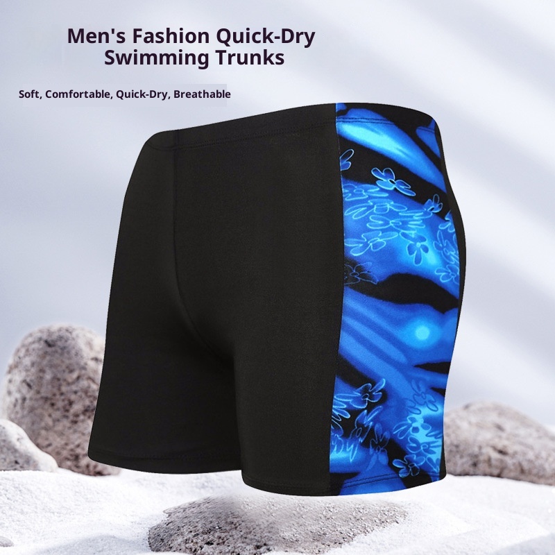 Short de bain pour homme, idéal pour les sources thermales, confortable et respirant, grande taille, séchage rapide._voghion.com
