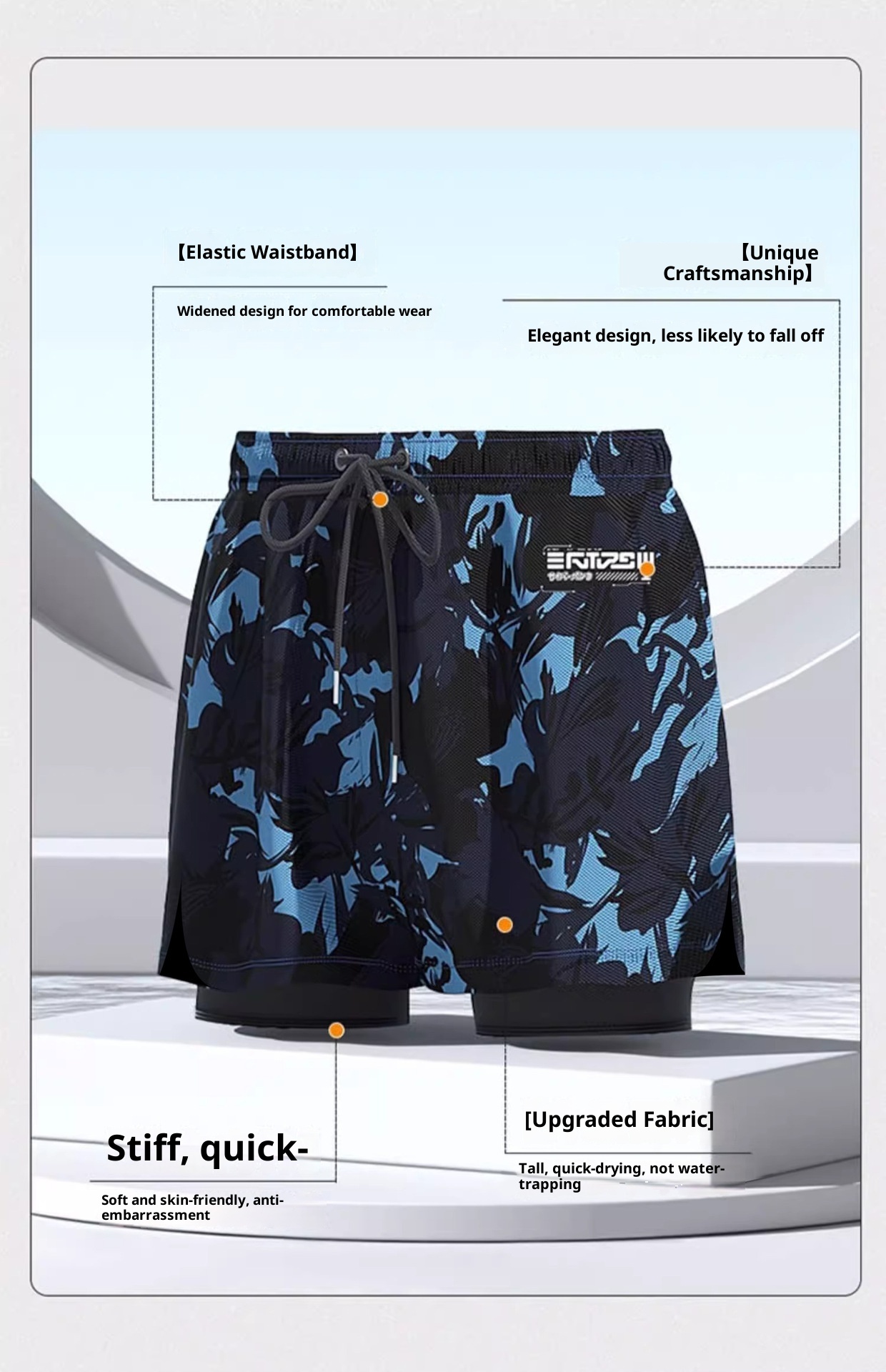 001 Mn's Larg Siz Trunks Anti-Embarrassmnt 2025 Nw Profssional Bach Shorts Hot Spring Full St Swimming Gar_voghion.com