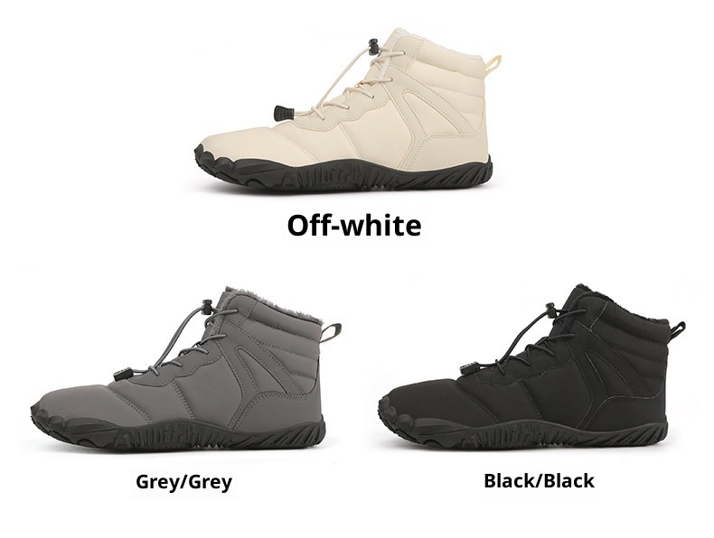 Botas de nieve de senderismo ActiveGo New Cross-Border para hombre, con forro polar, de algodón, de cinco puntas, antideslizantes, informales_voghion.com