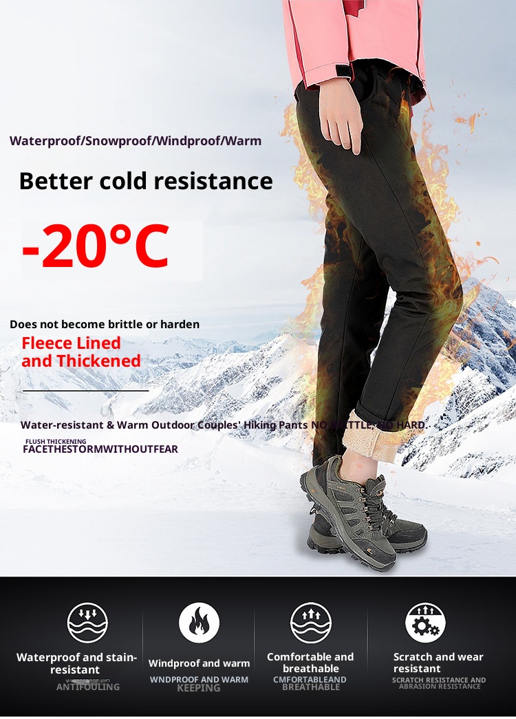 001 Outdoor Jacket Women Three-in-One Suit Men Fleece-Lined Thickened Detachable Two-Piece Set Warm Windproof Plu Size_voghion.com