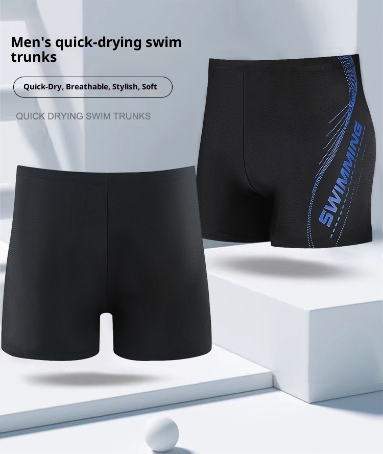 001 Costume da bagno da uomo in poliestere traspirante anti-esposizione, anti-imbarazzo, aderente e ad asciugatura rapida, a prova di sole, per adulti_voghion.com