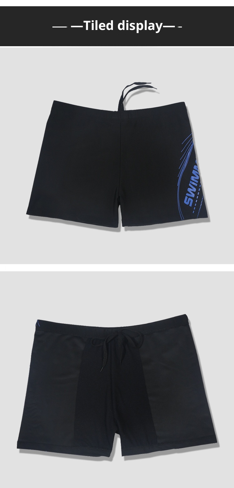 001 Costume da bagno da uomo in poliestere traspirante anti-esposizione, anti-imbarazzo, aderente e ad asciugatura rapida, a prova di sole, per adulti_voghion.com