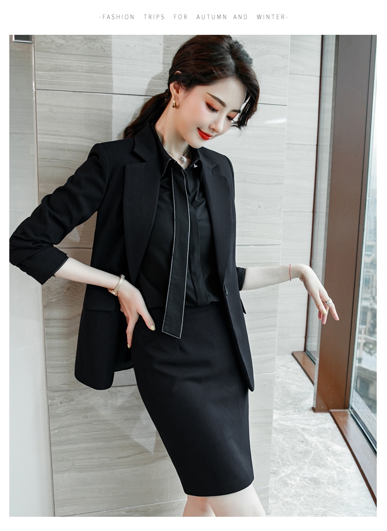 ChicShe Set für Damen: Eleganter Rock im koreanischen Stil, hochwertiges Tragegefühl, perfekt für Herbst, Büro und Freizeit_voghion.com
