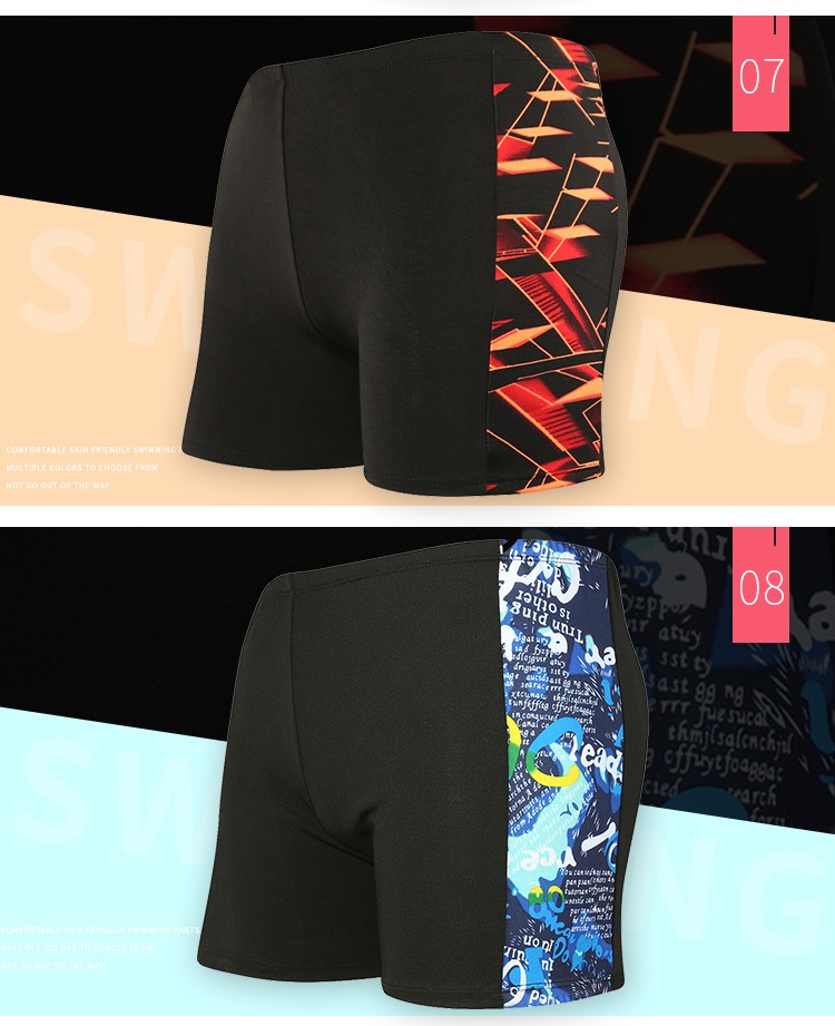 Short de bain pour homme, idéal pour les sources thermales, confortable et respirant, grande taille, séchage rapide._voghion.com