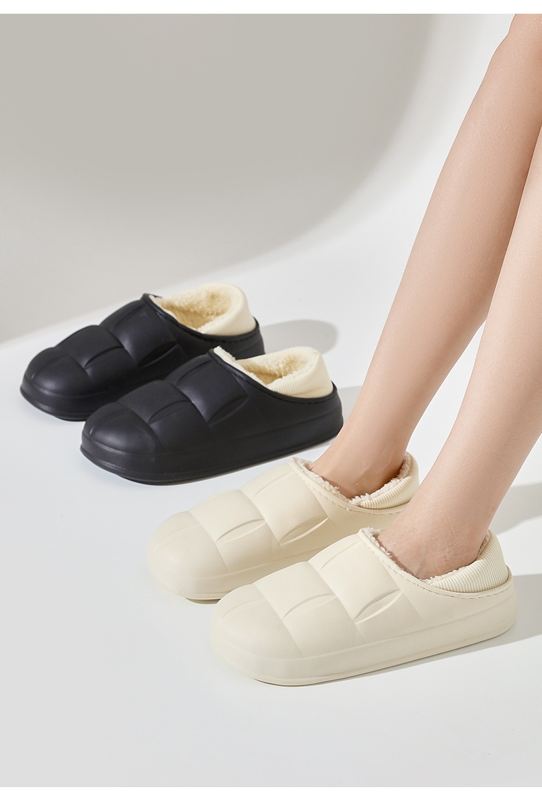 Escarpins Zees Flower pour femmes, à talons, imperméables, pour l'automne et l'hiver, semelle épaisse, tendance sur internet, chauds, parfaits pour les couples_voghion.com