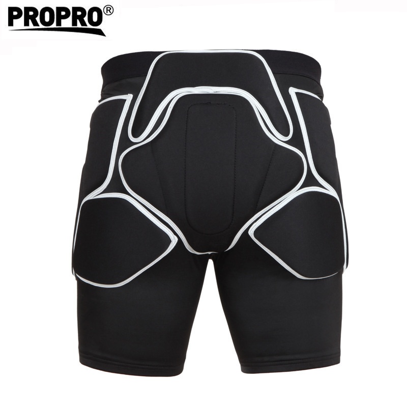 001 Propro Set di protezioni per anca e ginocchio da snowboard, pantaloni anticaduta per adulti, attrezzatura da sci unisex_voghion.com