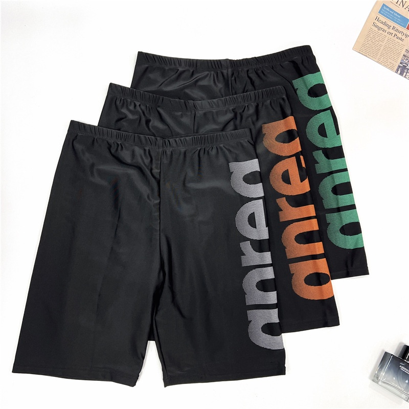 001 Men's Adult Quick-Dry Five-Point Swim Plus Size Anti-Embarrassment Beach Hot Spring Swimming Trunks Manufacturer_voghion.com