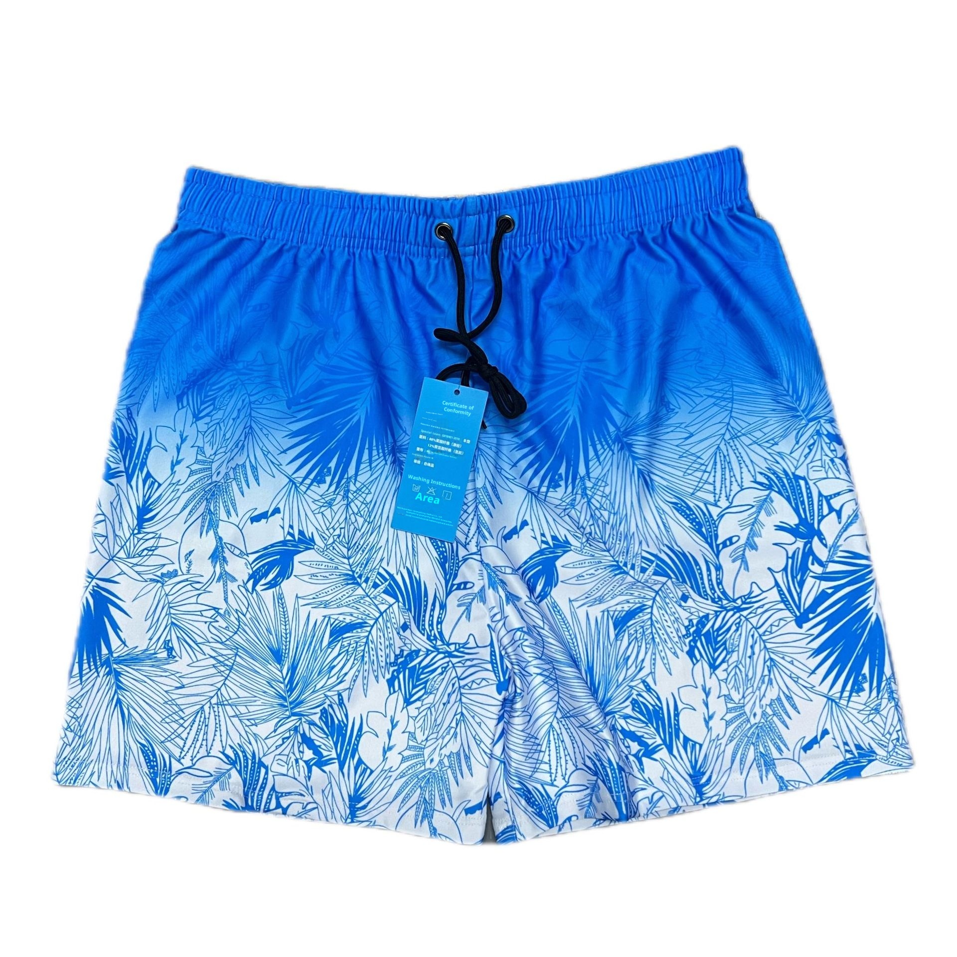 001 Neue Plus Size Badehose für Herren, lockere Passform, extra groß, Boxershorts-Stil, geeignet für Strand und heiße Quellen, tragbar_voghion.com