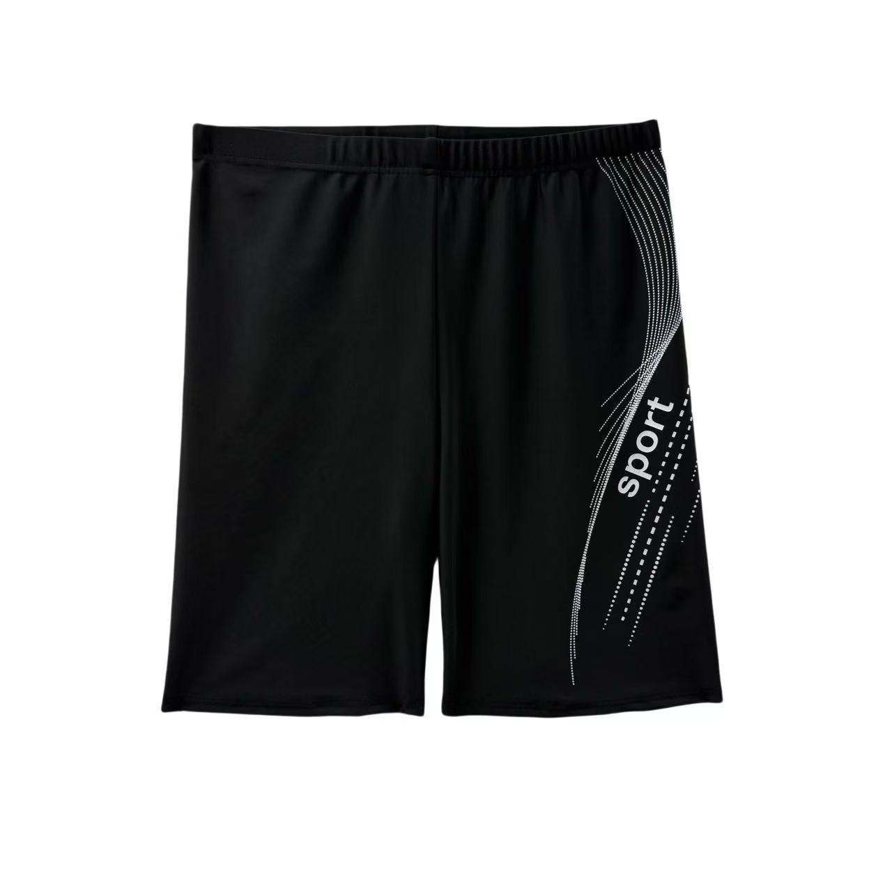 001 Men's Adult Quick-Dry Five-Point Swim Plus Size Anti-Embarrassment Beach Hot Spring Swimming Trunks Manufacturer_voghion.com