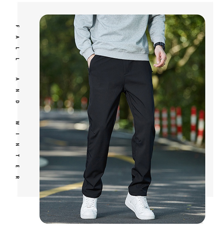 001 Me's 2025 New Outdoor Autum Witer Fleece Lied Thickeed Widproof Waterproof Hikig Fishig Softshell Pats For_voghion.com