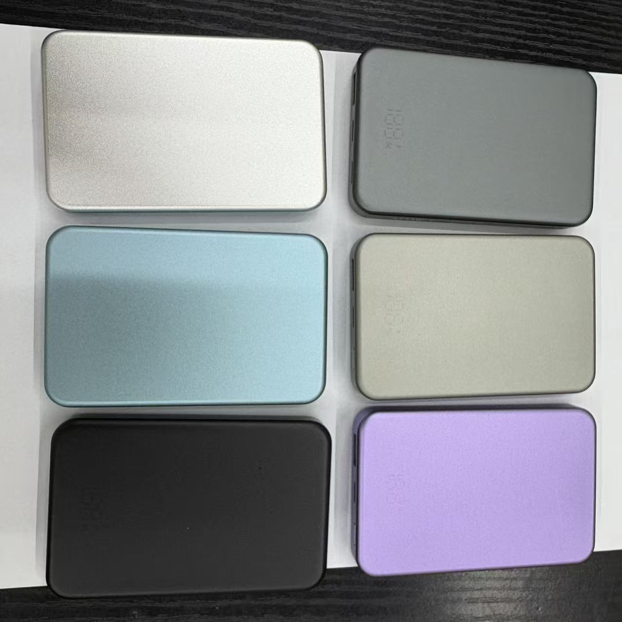 Techglobe 3C Certificato Banca Wireless Magnetica Lega Ultra-Sottile Alimentatore Esterno Supporta Ricarica Rapida PD Compatibile con_voghion.com