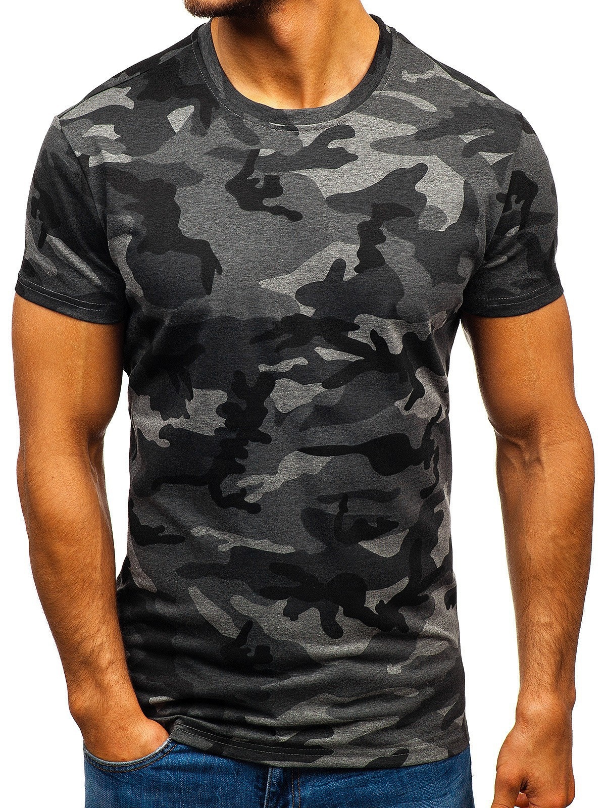 QFV507045555501<2 Summer Men's 3D Digital Print Camouflage Round Neck Casual Short Sleeve T-Shirt Factory Direct Sale_voghion.com