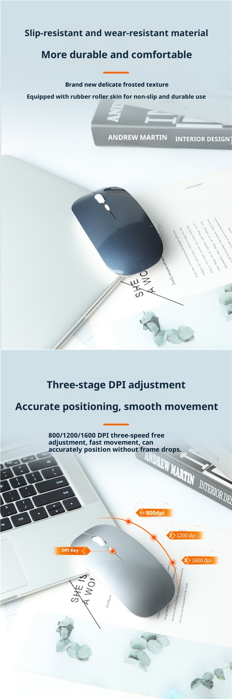 Souris sans fil Digitex compatible avec ordinateurs portables, tablettes et PC (USB-C). Vente directe du fabricant. Un exemplaire offert._voghion.com