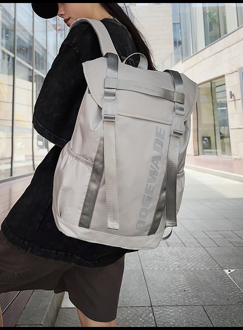 ActiveGo Men's Hong Kong Style Large Capacity High School College Student Fashion Sports Travel Bag Hiking Backpack_voghion.com