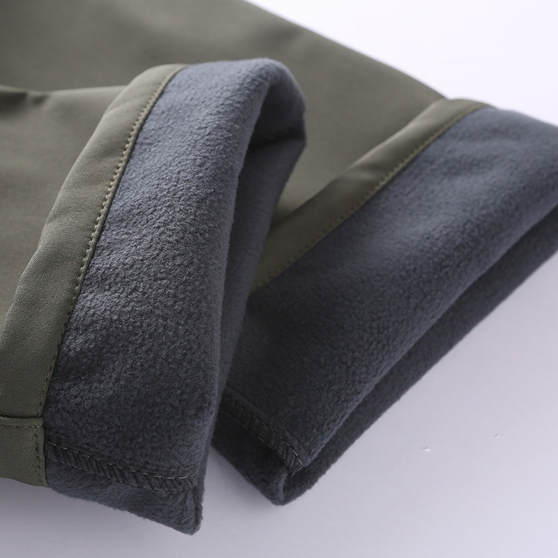 001 Spodnie Softshell Jesień Zima Ciepłe Mężczyźni Kobiety Wodoodporne Wędrówki Na Zewnątrz Kemping Jazda na Rowerze Spodnie Softshell Narciarstwo Mogą Być_voghion.com