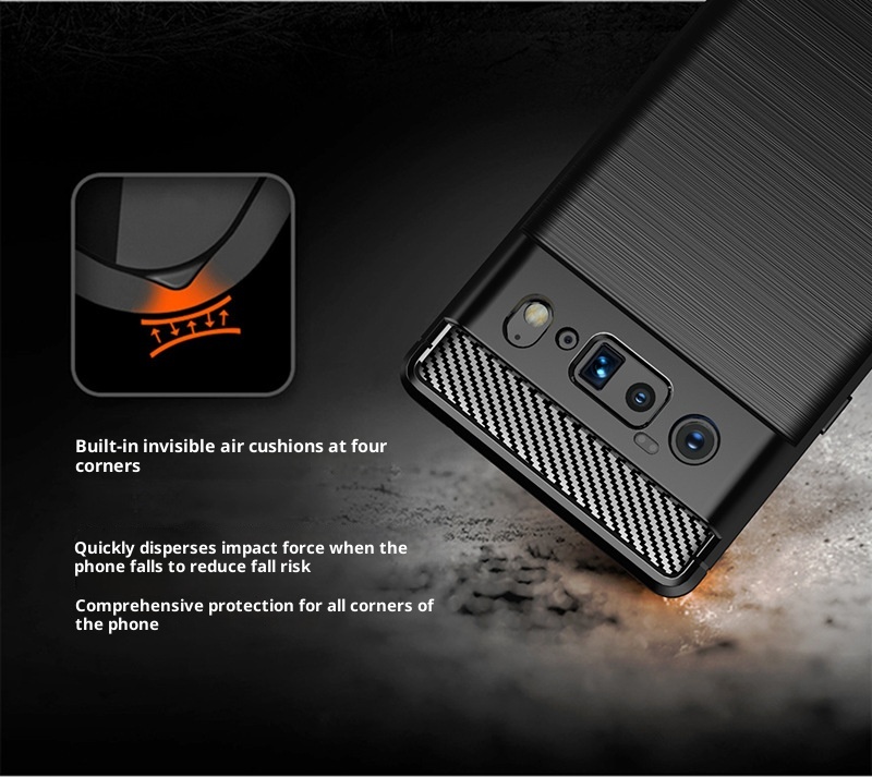 TechGlobe Compatible With Phone Case Pro Protective Cover Pixel 6 Brushed Full Coverage Google 7A Silicone Shockproof_voghion.com
