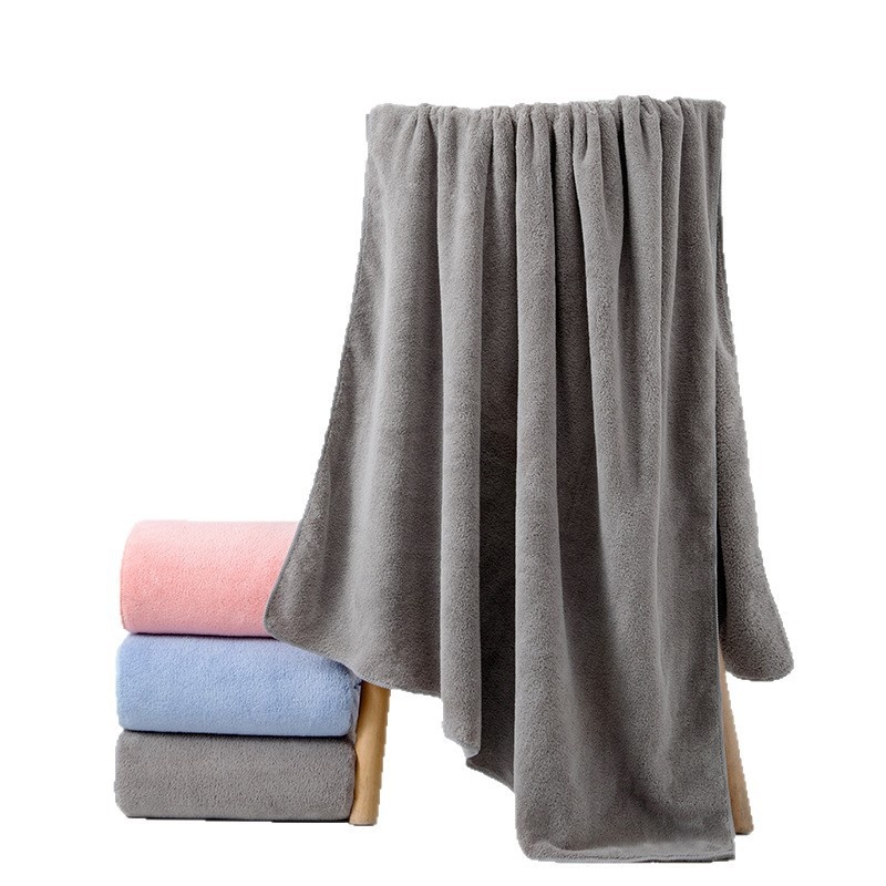 Lillian Cross-Border Neues Damen- und Herren-Badetuch, groß, dick, saugfähig, schnelltrocknend, fusselfrei, für Erwachsene, geeignet für Zuhause und Studentenwohnheim_voghion.com