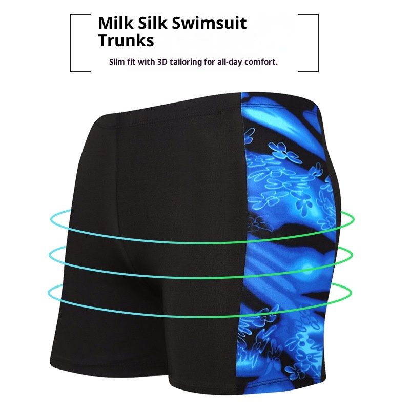 Short de bain pour homme, idéal pour les sources thermales, confortable et respirant, grande taille, séchage rapide._voghion.com