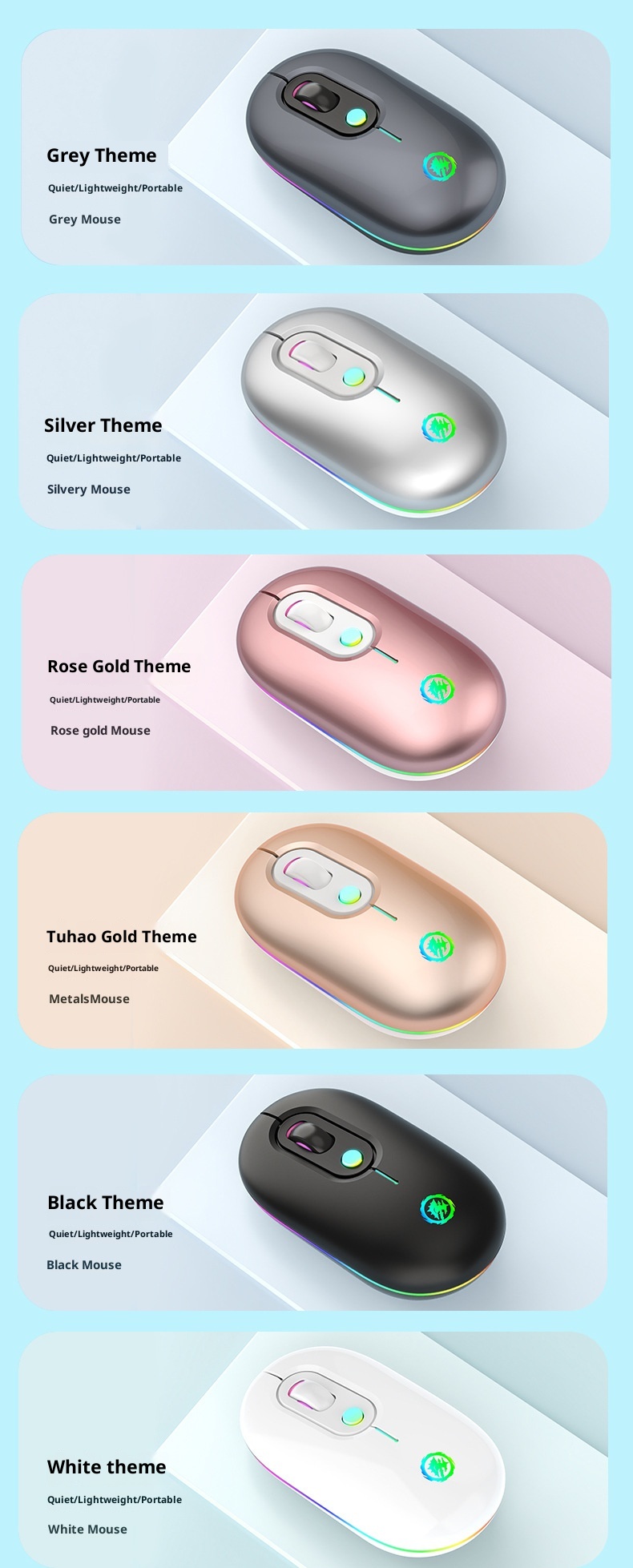 Digitex Digitex Wireless Bluetooth Office Laptop Universal Men And Women Mouse Rechargeable Dual Mode Silent Cross-Border Wholesale_voghion.com