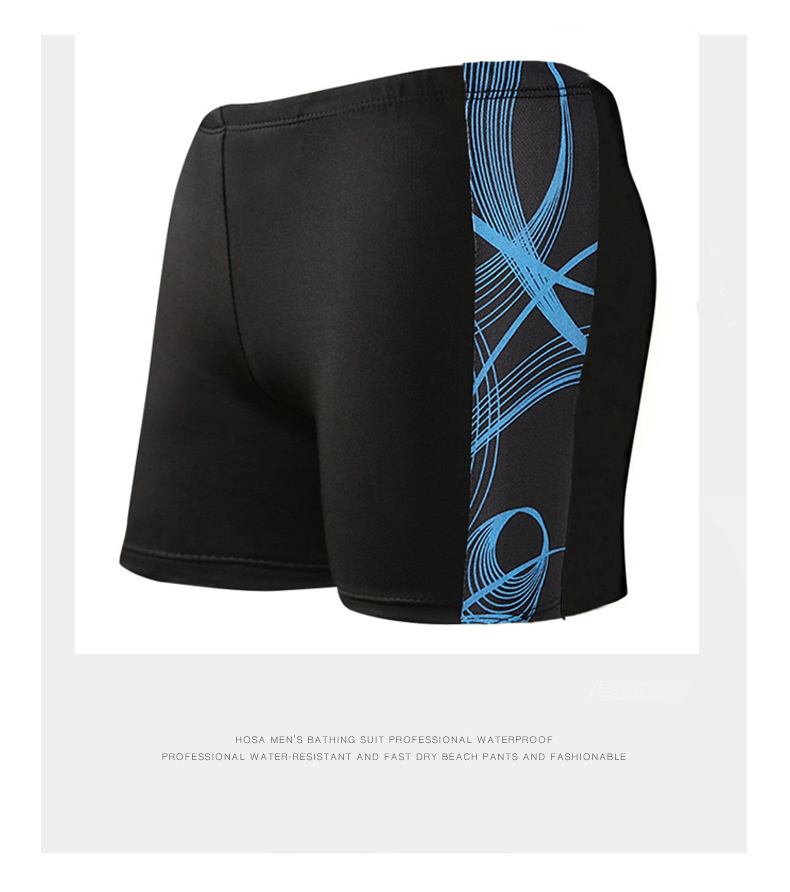 001 Traje de baño antivergüenza para adultos de talla grande, shorts de natación de secado rápido, bóxer, bañador tipo bóxer para hombre, ideal para aguas termales. Fabricante_voghion.com