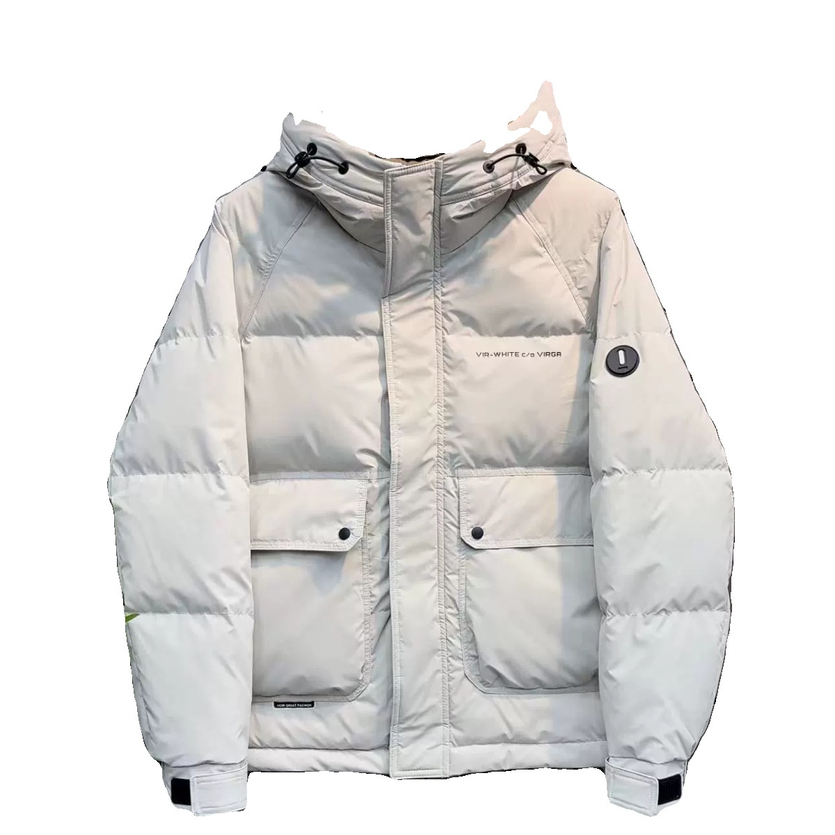 Giacca invernale da uomo di alta qualità, con cappuccio, grande tasca, antifreddo, calda e spessa, corta, in piumino_voghion.com