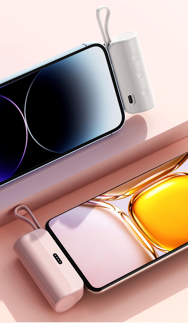 techglobe Mini-Bank mit großer Kapazität, Schnellladefunktion, tragbar für den Außenbereich, digitales Display, mobile Stromversorgung mit mehreren Schnittstellen_voghion.com